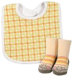 Stephan Baby Infant Girl Gift-to-Go Bib and Bootie Socks Set, Just Ducky, 6-12 Months by Stephan Bab
