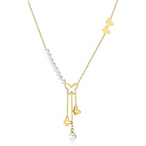 Amazon | [Deelfel] ネックレス レディース ゴールド 18金