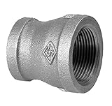 Everflow GMRC0343 3/4 X 1/2" Galvanized Malleable Iron Reducing Coupling [並行輸入品]