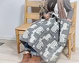 クリッパン KLIPPAN ウール ブランケット ミニサイズ 65×90cm ロッタの羊 グレー 242401 ベビーブランケット [並行輸入品]