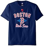 MLBボストンレッドソックスメンズ58t Tシャツ、ネイビー、スモール