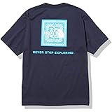 The North Face Men's Short Sleeve Cut and Sew T-Shirt, Short Sleeve, Bandana, Square Logo Tee, Quick Drying, Electrostatic Ca