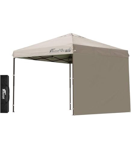FIELDOOR 3.0ｍ×3.0m ワンタッチタープ Amazon | FIELDOOR タープテント スチール/アルミ共用 サイドフレーム