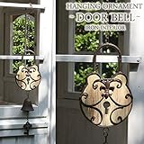 ドアベル ドアチャイム ガーデンベル アイアンウッド キーベルオーナメント