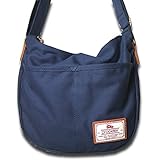 オープンポケットが便利なキャンバスラウンドミニショルダー NV