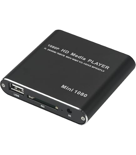 Amazon.co.jp: 超ミニサイズマルチメディアプレーヤー ブラック HDMI