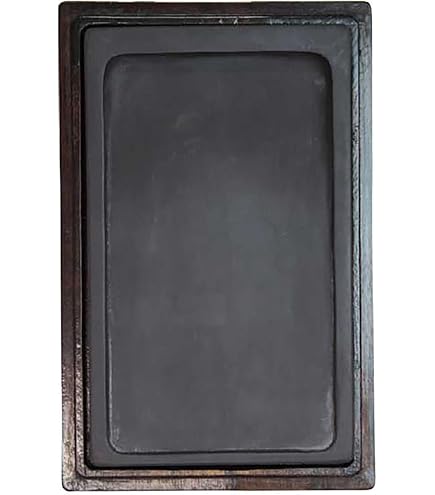 Amazon | 端渓 麻子坑 長方淌池硯 5吋 硯石 | 硯 | 文房具・オフィス用品