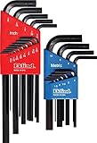 Eklind Tool 10022 Hex Keys Standard & Metric 22 Piece Set [並行輸入品]