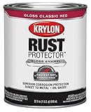 krylon 69204 Rust Protector and Preventative Enamel with Primer Quarts Gloss, Classic Red [並行輸入品]
