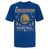 NBA Youth Boys 8 – 20 Warriors Fleck Short Sleeve Tee ブルー