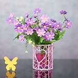 幾何学 フラワーポット 、 ピンク 鉄の芸術 ガラス 水耕栽培 花瓶 コンテナ ハンドル付き 心臓の形 創造性 サスペンション 花瓶 ホーム 装飾 フラワーバスケット 植物 立っている 装飾 床置き 