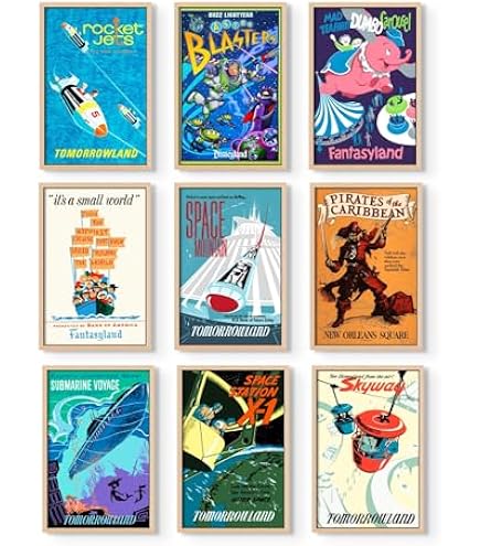 Amazon.co.jp: ディズニーランドポスター - ビンテージディズニー