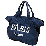 Rality(レリティー) ビッグプリント キャンバス トートバッグ (ネイビー)