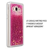 GOPROCELL (TM) J7(2015) TRANSPARENT LIQUID GLITTER LUXURY FULL TPU CASE BLING STARS FOR SAMSUNG GALA