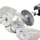 RaiFu 鋸刃 セット 6PCSセット雕刻 HSS円形 金属切削ディスク 電動ドリル アクセサリー 木工ツール