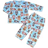 アンパンマン フリース総柄パジャマ　　80ｃｍ/90cm/95ｃｍ （EA2369） (80ｃｍ, ブルー)