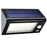 Solar Lights, Amir Solar Powered Motion Sensor Light, Solar Energy Led Security Lights with 3 Modes,
