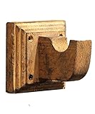 QiangDa コートラック コート・ハット・ラック溝付きのソリッド・ウッド・シェイプ・フック、10 * 10 CM 2タイプ ( 色 : A-2 piece )