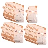 Blesiya 全3種類 母乳保存用 パック 冷蔵庫 密閉保存 - オレンジ, 30pcs 200ml