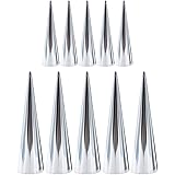 Lanito パン作り道具 パン パイ器具 クロワッサン型 10個セット スパイラルパン型 コルネ型 焼き型 絞り口金 円錐形 ステンレス製 DIY 製菓用品