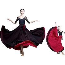 Amazon.co.jp: [ミカドレス] スカート ダンス衣装 ロング