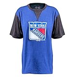 NHL New York Rangers半袖ラグランPCD Tシャツ、スモール、ロイヤル