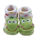 Yuelian かわいい 動物キャラクターベビーソックス (グリーン)