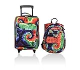Obersee Kids Luggage and Backpack Set with Integrated Cooler, Tie Dye by O3 [並行輸入品]