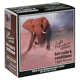 Light Mountain Natural Hair Color & Conditioner Light Brown 4 oz (113 g) (Pack of 3) [並行輸入品]