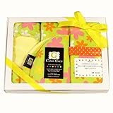 出産祝い メッセージのしを付けて 人気 ギフト 0～4才男の子スタイ２枚・おむつマット＆ポーチ４点/ララグリーン