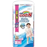 グ～ン　やわらかフィットパンツ　ＢＩＧより大きいサイズ３６枚女の子 × 3個セット