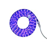 12' Blue LED Indoor/Outdoor Christmas Rope Lights
