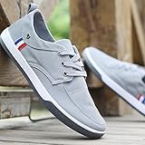 夏の通気カジュアルシューズ　スニーカ　ハイキングシューズ (灰) [並行輸入品]