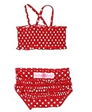 RuffleButts ビキニ レッドポルカドット 80サイズ SWSRP18-2P00