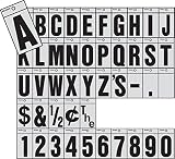 Hillman 1 1 / 2 "ブラックにシルバー反射角切りMylar 845159文字Oデカール( 3 - Pack )