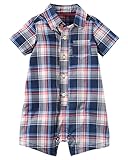 カーターズ Carter's ロンパース Plaid Romper 24M (83-86cm) [並行輸入品]