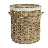ラモントホームSaigon Large Hamper inナチュラル、クラシックRattan織り