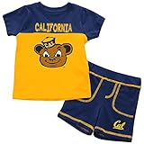 Cal Berkeley Golden Bears Infant Tシャツとショーツ男の子の2-pcセット 3-6 M