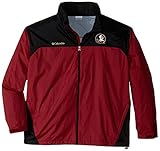 NCAA Florida State SeminolesメンズCollegiate Glennaker Lake Rainジャケット、Cabernet /ブラック、XXLサイズ