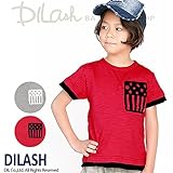 (ディラッシュ) DILASH半袖プリントＴシャツ/夏 100 グレー