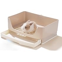 Amazon | うさぎ トイレ 41*30*16cm 大型 ウサギ のトイレ 四角