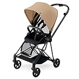 【正規代理店取扱商品】サイベックス CYBEX 両対面ベビーカー MIOS ミオス (生後1ヶ月~4歳頃まで)キャノピー&ヘッドクッションセット【カシミールベージュ】×ブラックフレーム