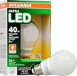 SYLVANIA ULTRA 40W LED Light Bulb Dimmable - Soft White 2700K, 25,000 hour life, E26 A19 Medium Base