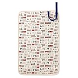 赤ちゃんにやさしい安心おむつ替えマット（日本製）　てくてくロンドン行進曲（スケアー地・生成）　B0803100