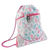 KidKraft Leaves Drawstring Bag 13 x 17 [並行輸入品]