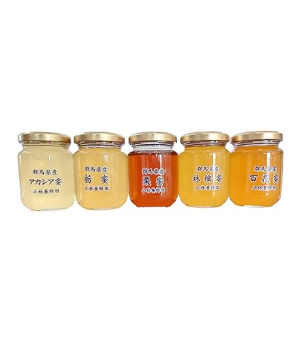 Amazon | 国産蜂蜜 希少品125g5本セット 群馬県産 | 小林養蜂園