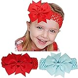 gtgj赤ちゃんの女の子のファッションヘッドバンド花ヘアバンド伸縮性Headwear ( 2パック)