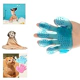 Giantree ペットバスブラシコーム ソフトラバー 犬の猫のバスのブラシの櫛 クリーニングマッサージグルーミンググローブ