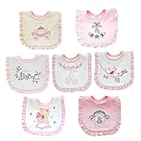 Jolieer ベビー 三角スタイ 三角バンダナ オシャレな ビブ スタイ 7枚セット(1週間分) (06)