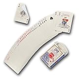 Hat Trick Magic Bicycle Rider Back Gaff Playing Card Decks (Blank Back, Blue Box)